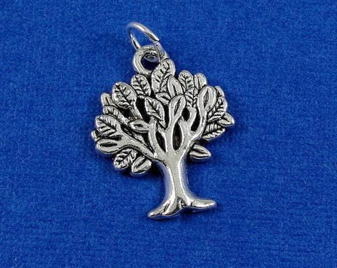 Tree of Life Charm - Silver Plated Tree of Life Charm for Necklace or Bracelet