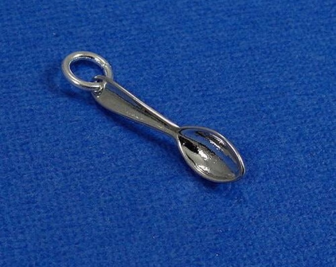 Spoon Charm - Silver Spoon Charm for Necklace or Bracelet