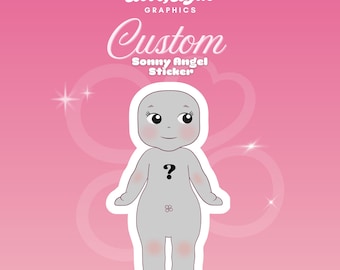 Pegatinas personalizadas inspiradas en Sonny Angel