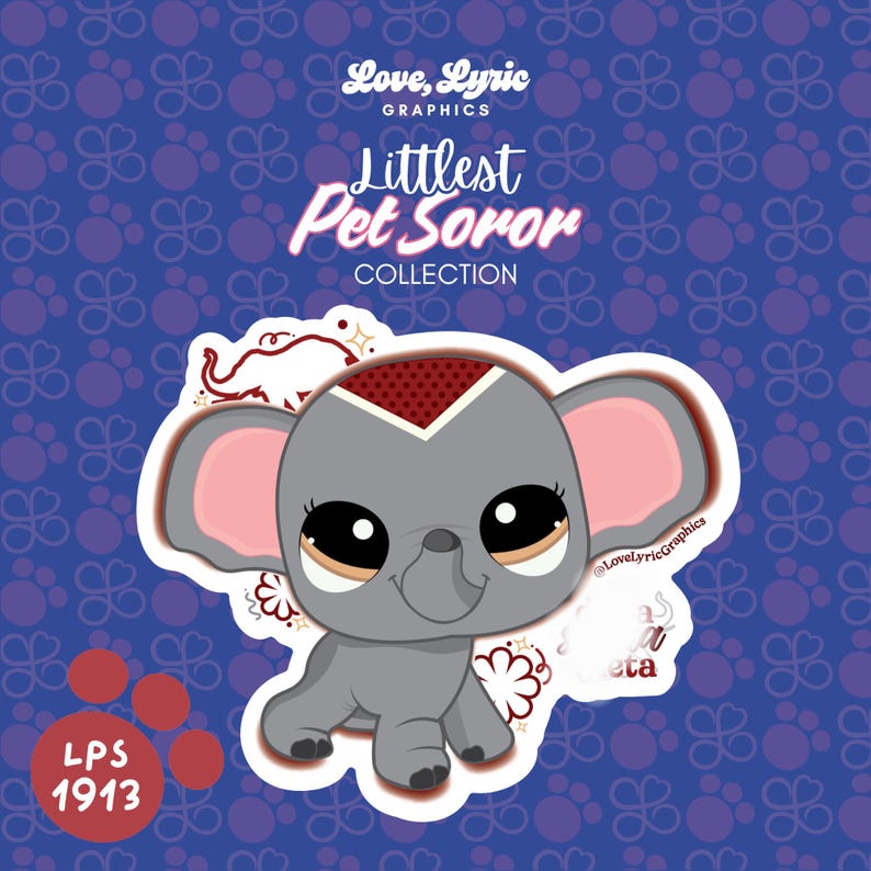 Lps Sticker Eye Sorority