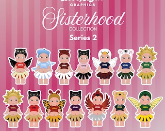Sorority/Organization Sisterhood Series 2 Sonny Angel Inspired Stickers