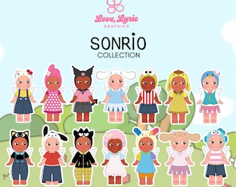 Sonrio Sonny Angel Sanrio Inspired Stickers