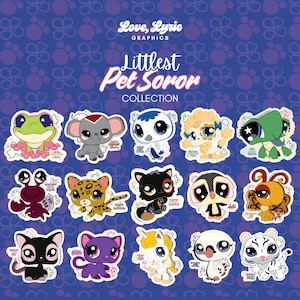 Sorority "Littlest Pet Soror" Organization Sisterhood LPS Inspired Stickers