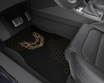 Pontiac Firebird Trans am Tribute Car Floor Mats (Set of 4) black