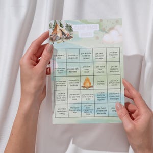 Camp Bachelorette Party Games Bundle, Camp Bach Girls night games, Camp Bachelorette Party drinking games, Lake Bachelorette Party