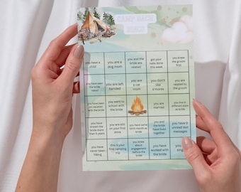 Camp Bachelorette Party Games Bundle, Camp Bach Girls night games, Camp Bachelorette Party drinking games, Lake Bachelorette Party