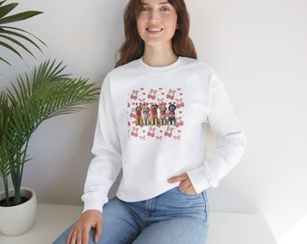 Sweatshirt doodle hond Valentines Cherry, Aussiedoodle-kleding, shirt labradoodle, Goldendoodle-kleding, hondenliefhebber cadeau sweatshirt ronde hals