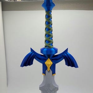 Master Sword in the stone style controller stand Dark Blue