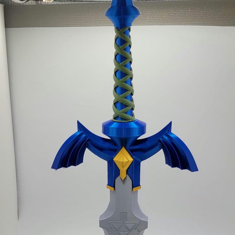 Master Sword in the stone style controller stand Dark Blue