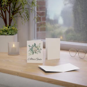 Carte de vœux florale