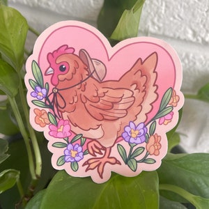 Sticker Poulet de la Saint-Valentin