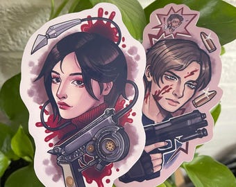 Leon Kennedy Sticker | Residentevil Sticker 3