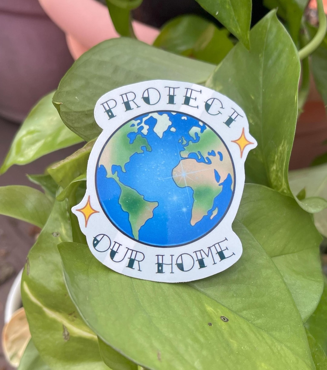 Earth Day Sticker - Etsy
