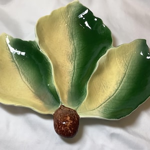 Royal Winton Vintage Leaf Dish English Serving Plate/Nut Dish collectible Unique Plate Made in England