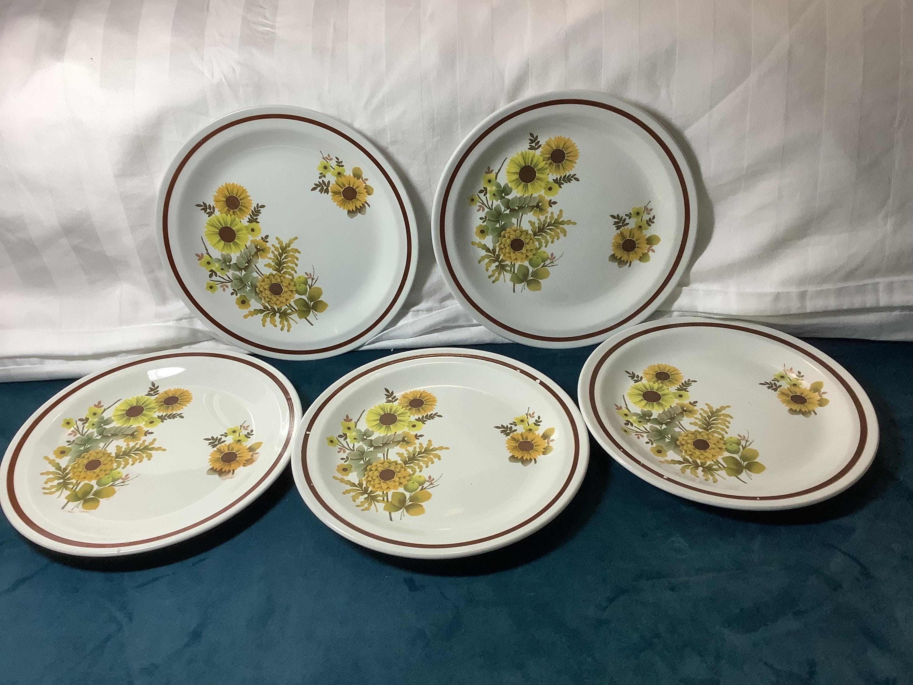 ASSIETTE - PLATEAU REPAS,22x4.8cm--Assiette à dîner Vintage, style