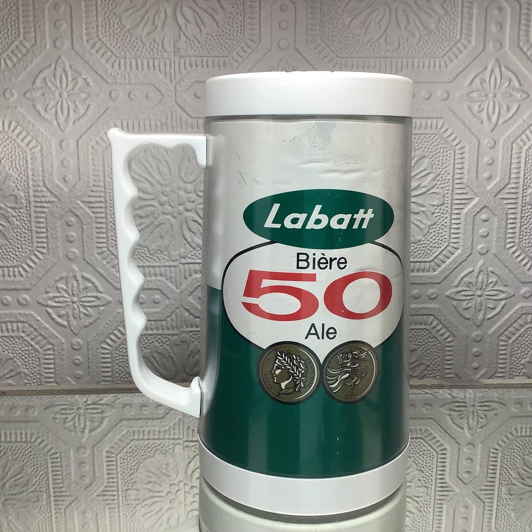 Vintergön Rabatt Vintage Labatt 50 Ale Plastic Beer Stein, Collectable Canadian Barware ...