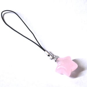 Pink Star Phone Charm
