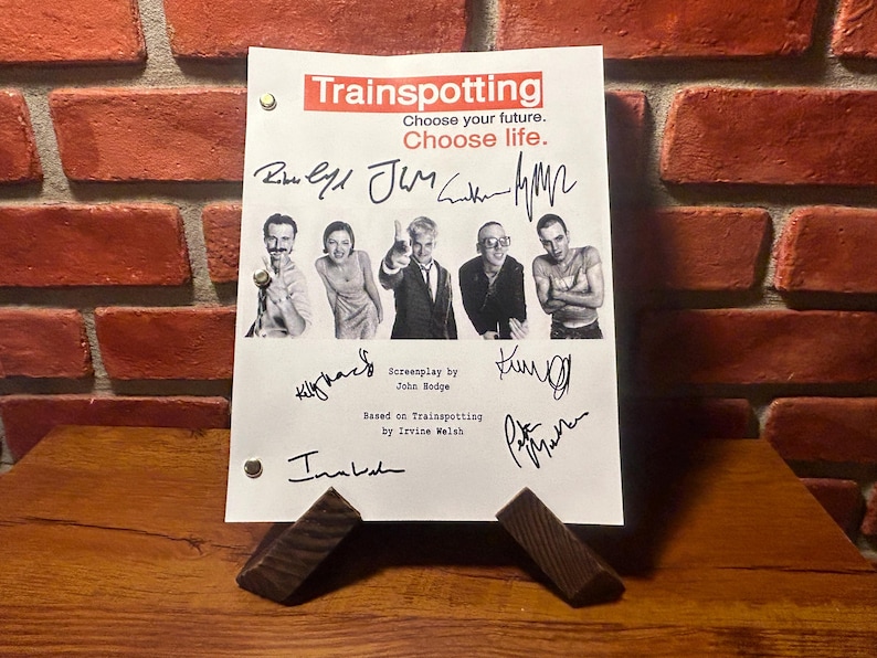 Trainspotting Signed Autographed Script Full Screenplay Full Script ...