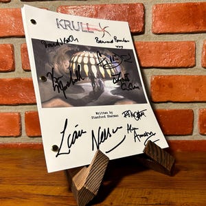 Krull Signed Autographed Script Screenplay Cast Signed Reprint