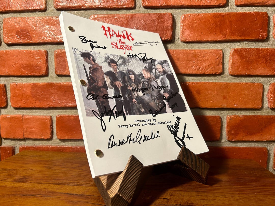 Hawk In Script Hawk the Slayer Movie Signed Autographed Script Screenplay Cast Signed ...
