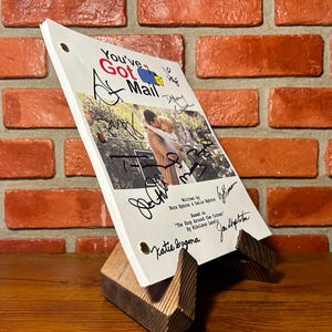 You've Got Mail Film Signerat Autograferat Manus Fullständigt Manus Nytryck Tom Hanks Meg Ryan Katie Sagona