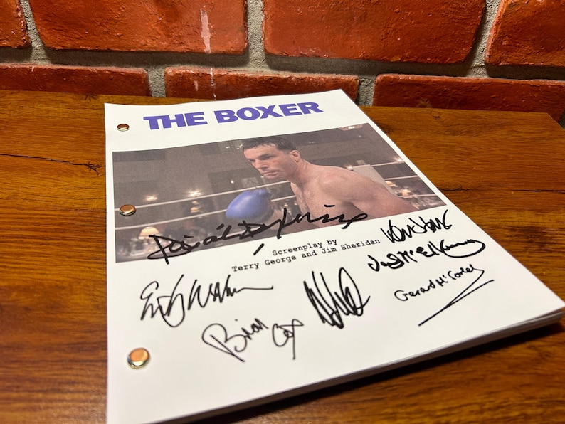 The Boxer (1997) Full Cast Signed Script Reprint | Daniel Day-lewis ...