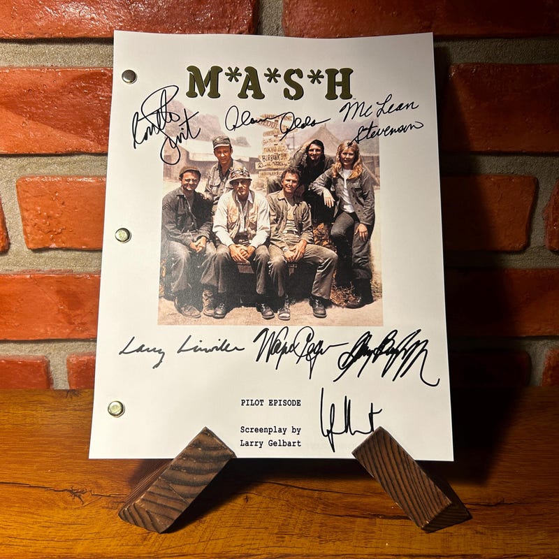 Signed Mash Memorabilia - Etsy