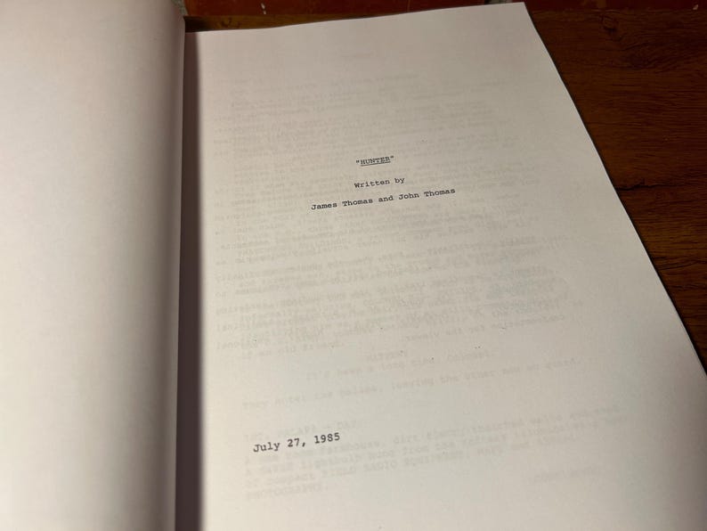 Predator Autographed Cast Signed Movie Script REPRINT - Schwarzenegger ...