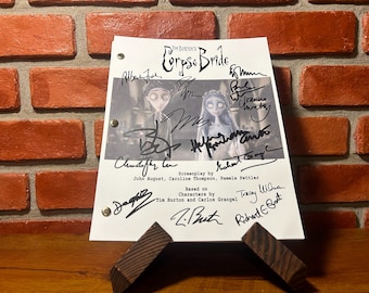 Corpse Bride Autographed Signed Script Full Screenplay Full Script Reprint Burton