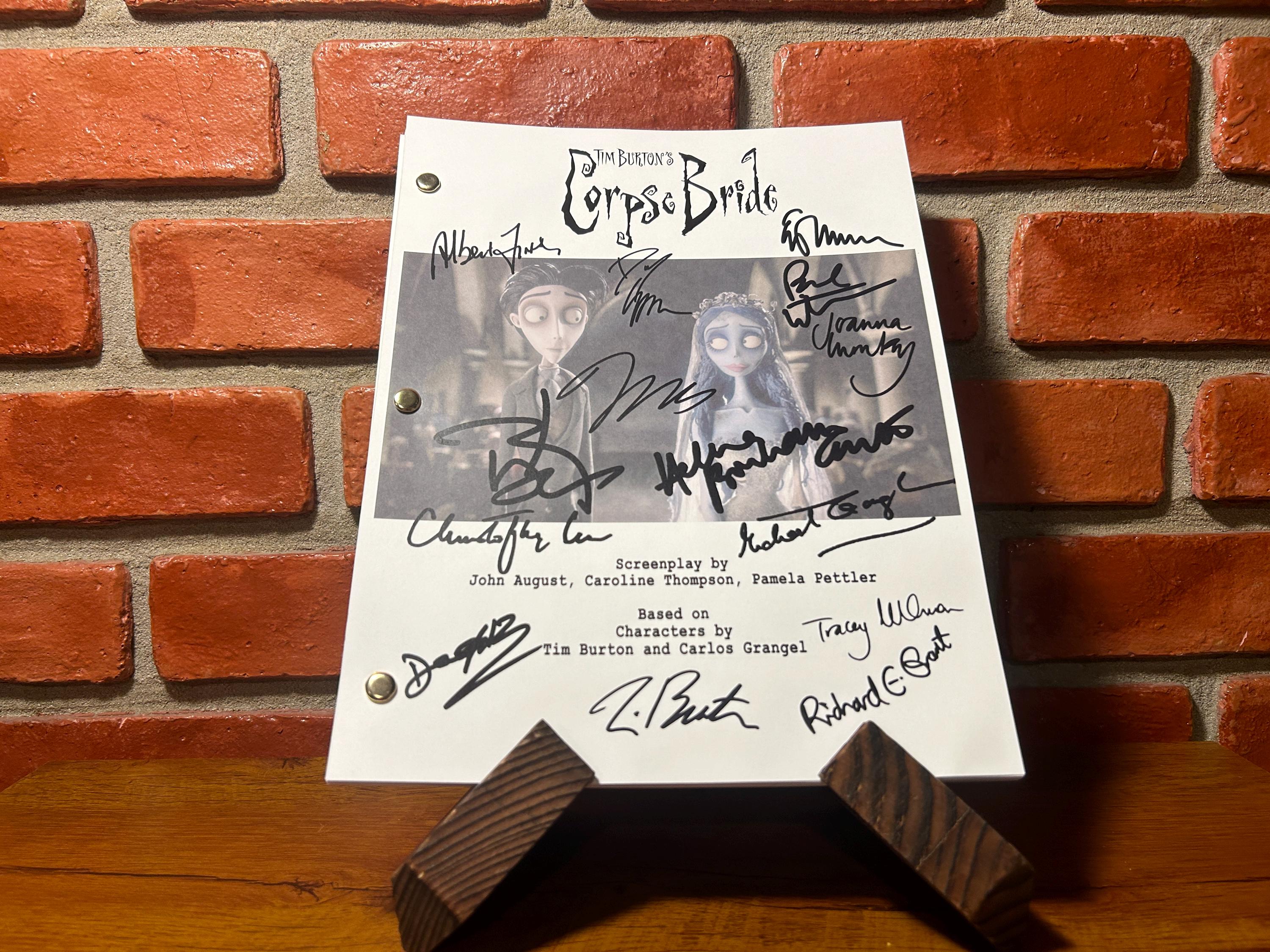 Original autograph tim burton - Etsy 日本