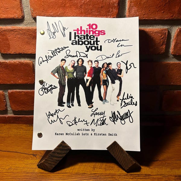 Ten Things I Hate About You Poster Etsy