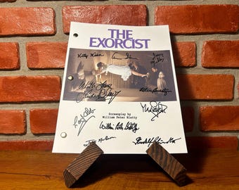 The Exorcist Autographed Cast Signed Script Screenplay Reprint Classic Horror Movie Linda Blair