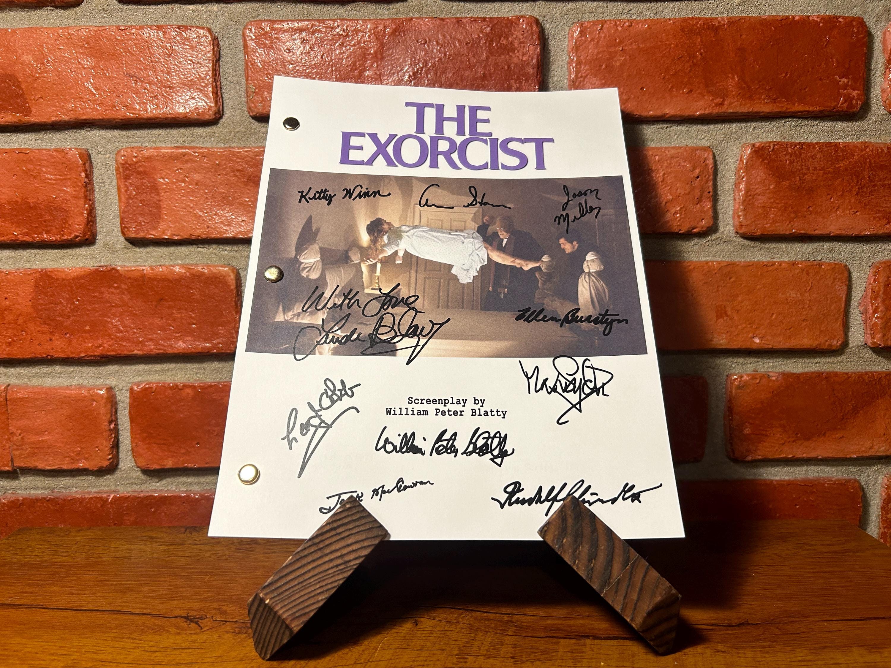 The Exorcist Autographed Cast Signed Script Screenplay Reprint Classic ...