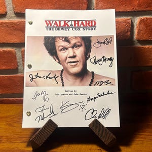Walk Hard - Sceneggiatura autografata e firmata - Sceneggiatura completa - Ristampa della sceneggiatura completa - Dewey Cox - John C. Reilly
