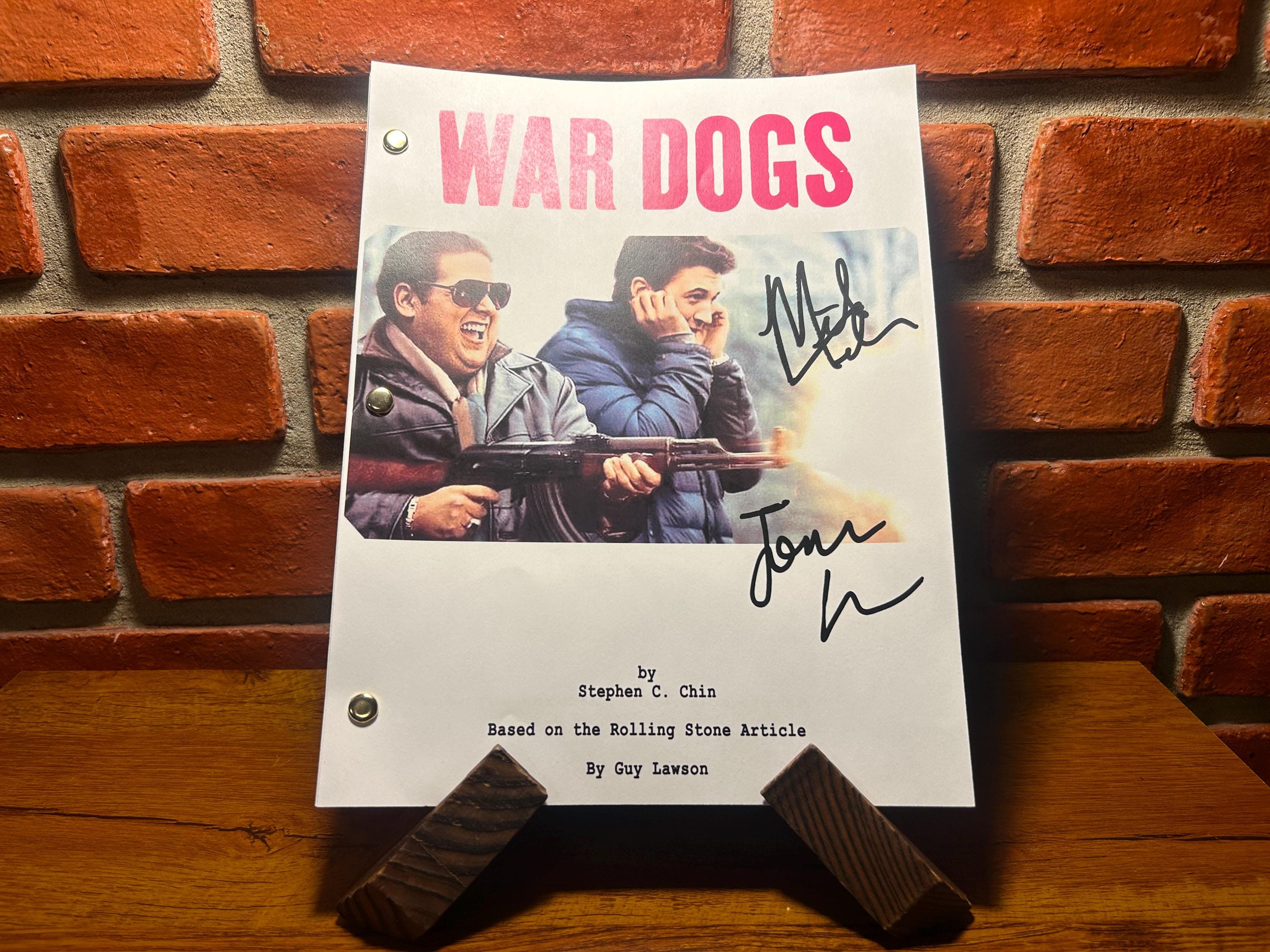 War Dogs Movie Signed Autographed Reprint Script Full Screenplay