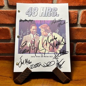 48 Hours 48 HRS Movie Signed Autographed Reprint Script Full Screenplay Walter Hill Nick Nolte Eddie Murphy