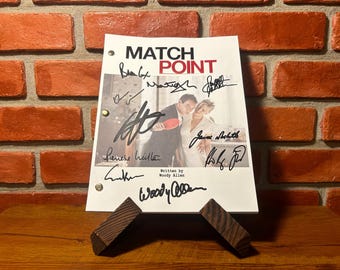 Match Point Autographed Signed Script Full Screenplay Full Script Reprint Woody Allen