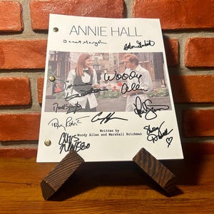 Annie Hall Autographed Signed Script Full Screenplay Full Script Reprint