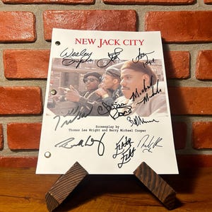 New Jack City Autographed Cast Signed Reprint Script Screenplay Wesley Snipes Ice T Chris Rock
