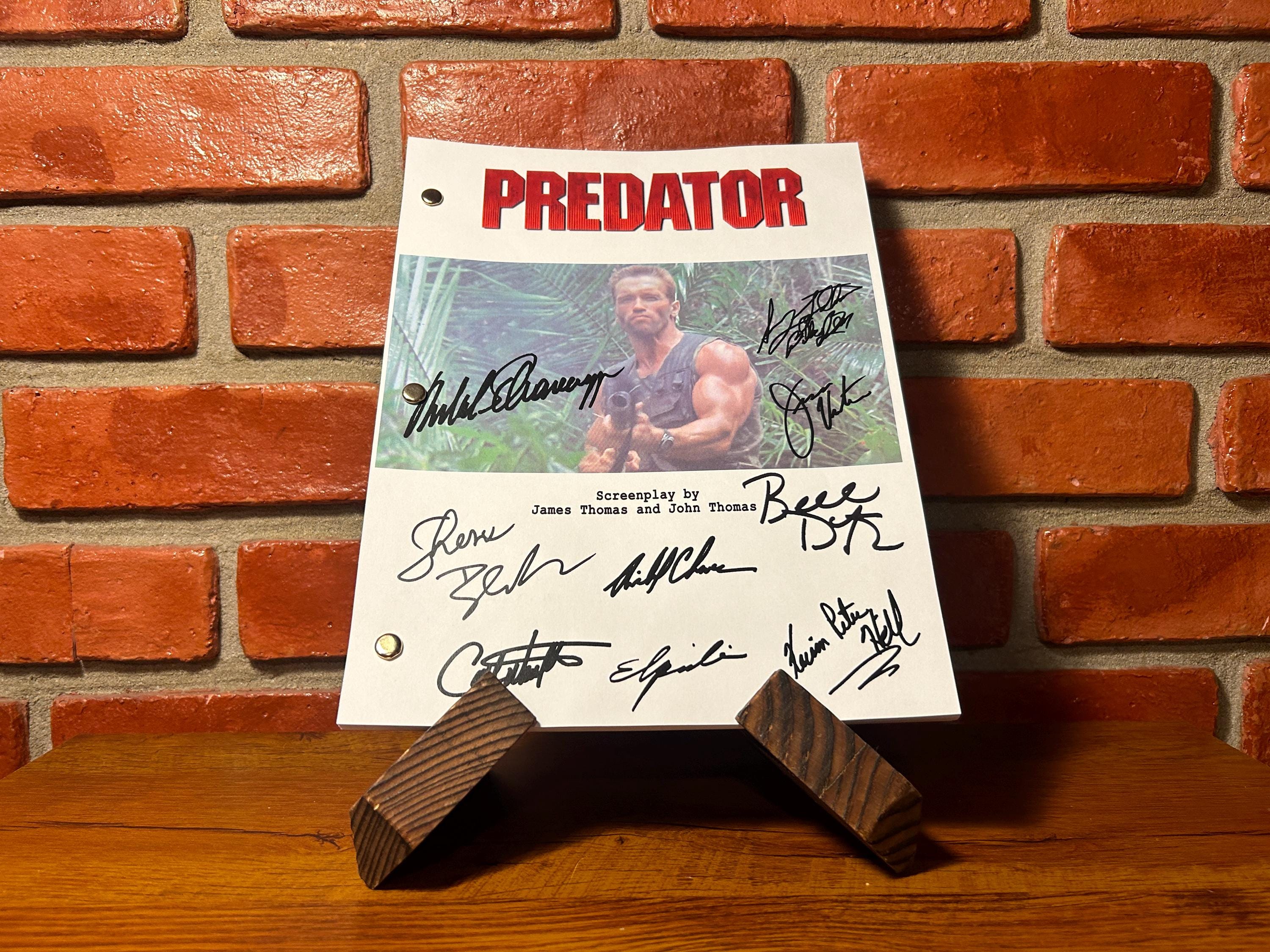 Predator Autographed Cast Signed Movie Script REPRINT - Schwarzenegger ...