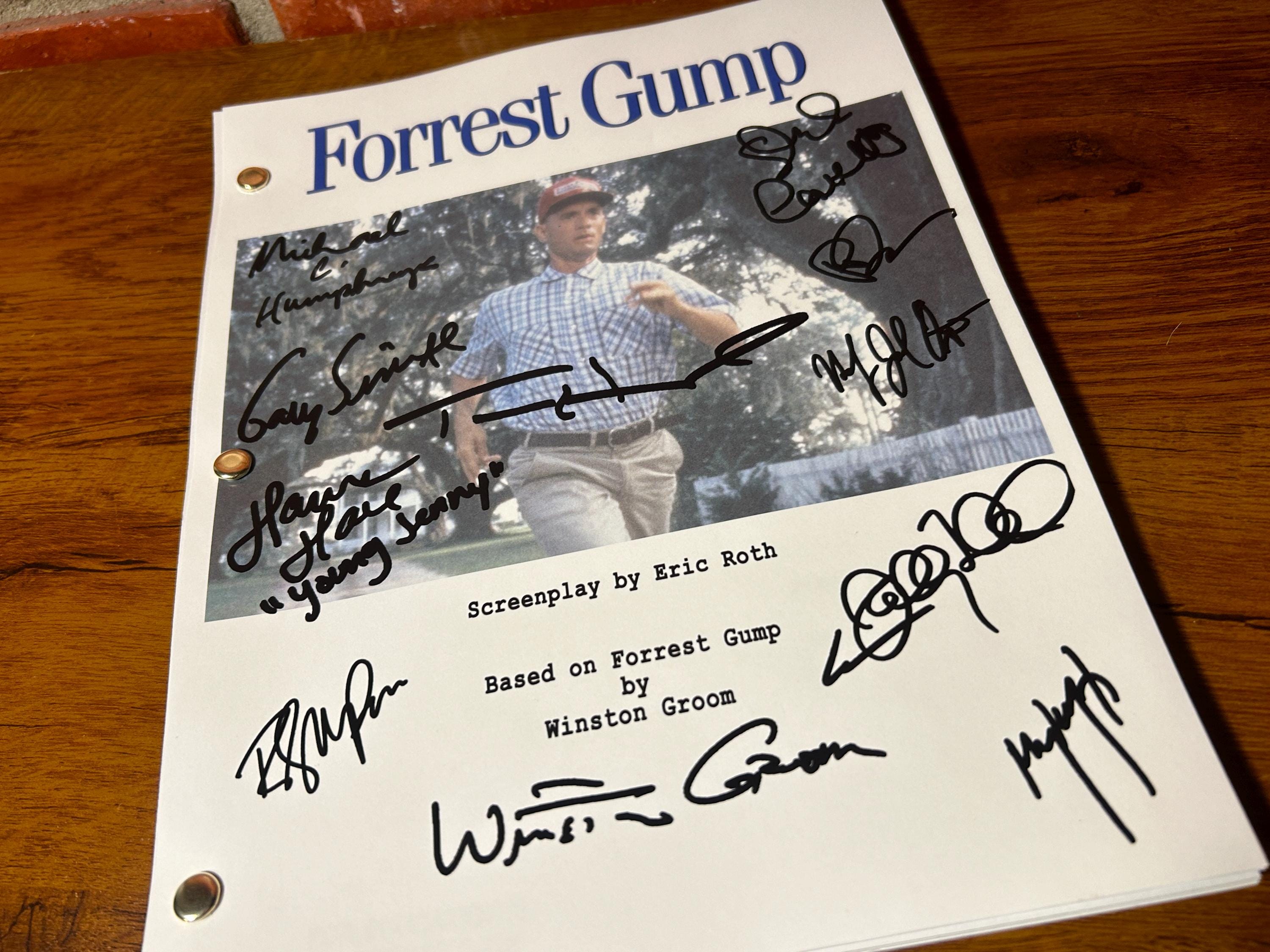 Forrest Gump Signed Autographed Script Pilot Episode Full Screenplay ...