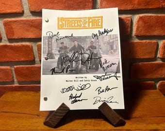 Streets Of Fire Movie Signed Autographed Script Full Screenplay Full Script Reprint