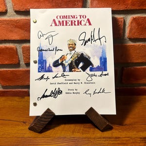 Coming To America Signed Autographed Script Full Screenplay Full Script Reprint Eddie Murphy Arsenio Hall
