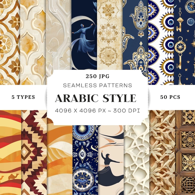 Arabic Arch Pattern - Etsy