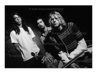 Nirvana photo Print, Wall Art, Signed By Photographer