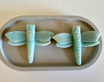 Caribbean Calcite Dragonfly Carving