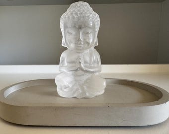 Clear Quartz Buddha Carving