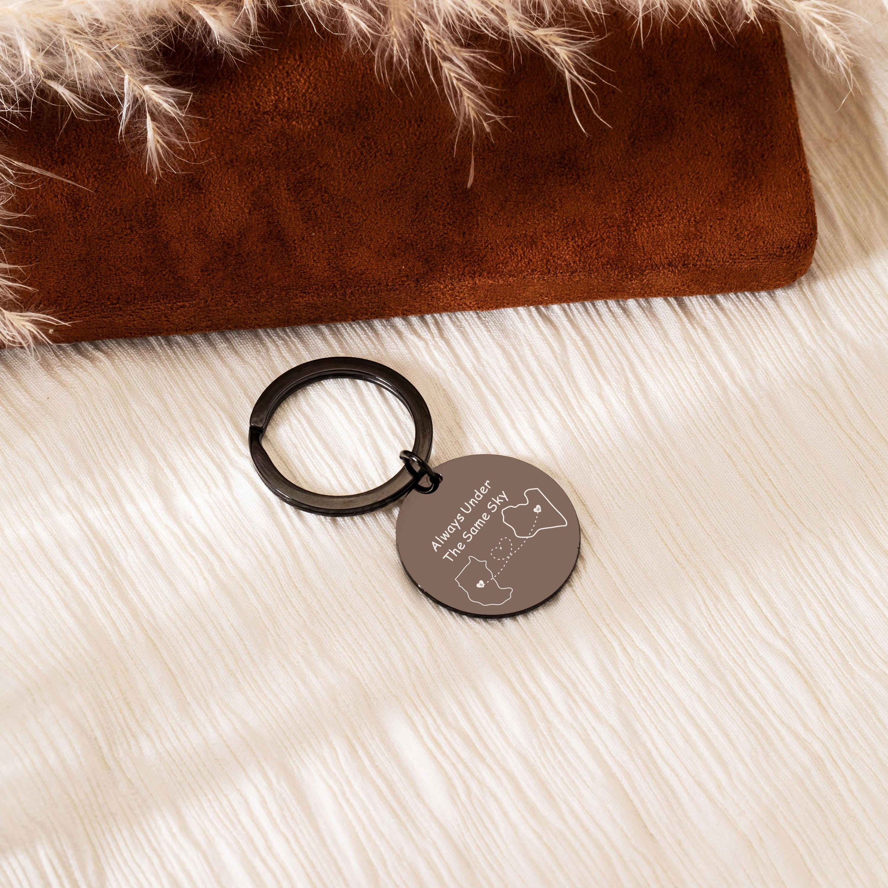 Key Rings Country Personalised Country Keychain, State Keychain, Custom Engraving Text ...