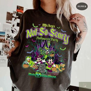 Vintage Disney Halloween 2025 Shirt, 2025 Mickey Not So Scary Halloween Party, Halloween Family Matching Shirts, Disney Trip Shirt