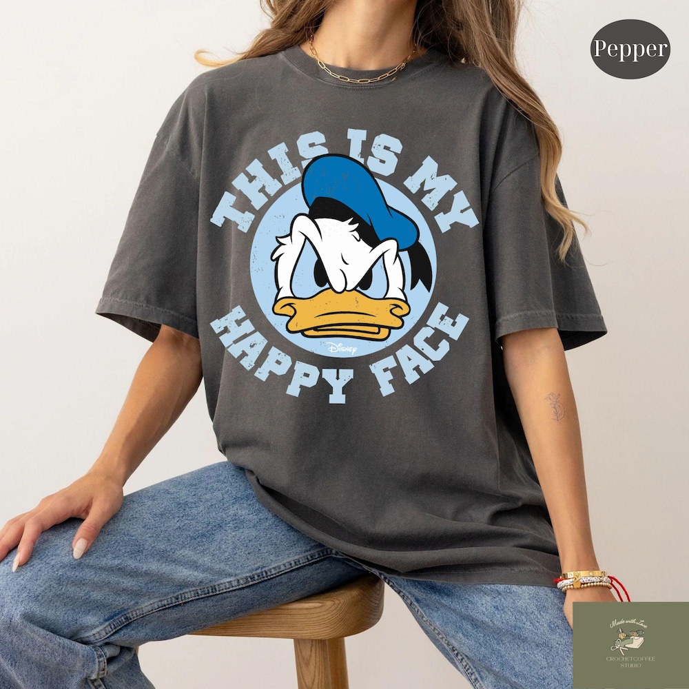 Comfort Colors Grumpy Donald Duck Shirt, Funny Donald Duck T-Shirt, Disney Donald Duck Tee, Disney Duck Sweatshirt, Disney Gift Store24Hs